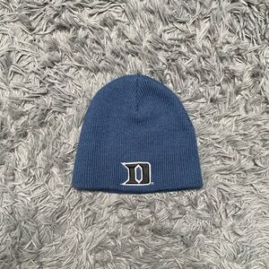 Y2K Duke University NCAA Blue Beanie Hat One Size
